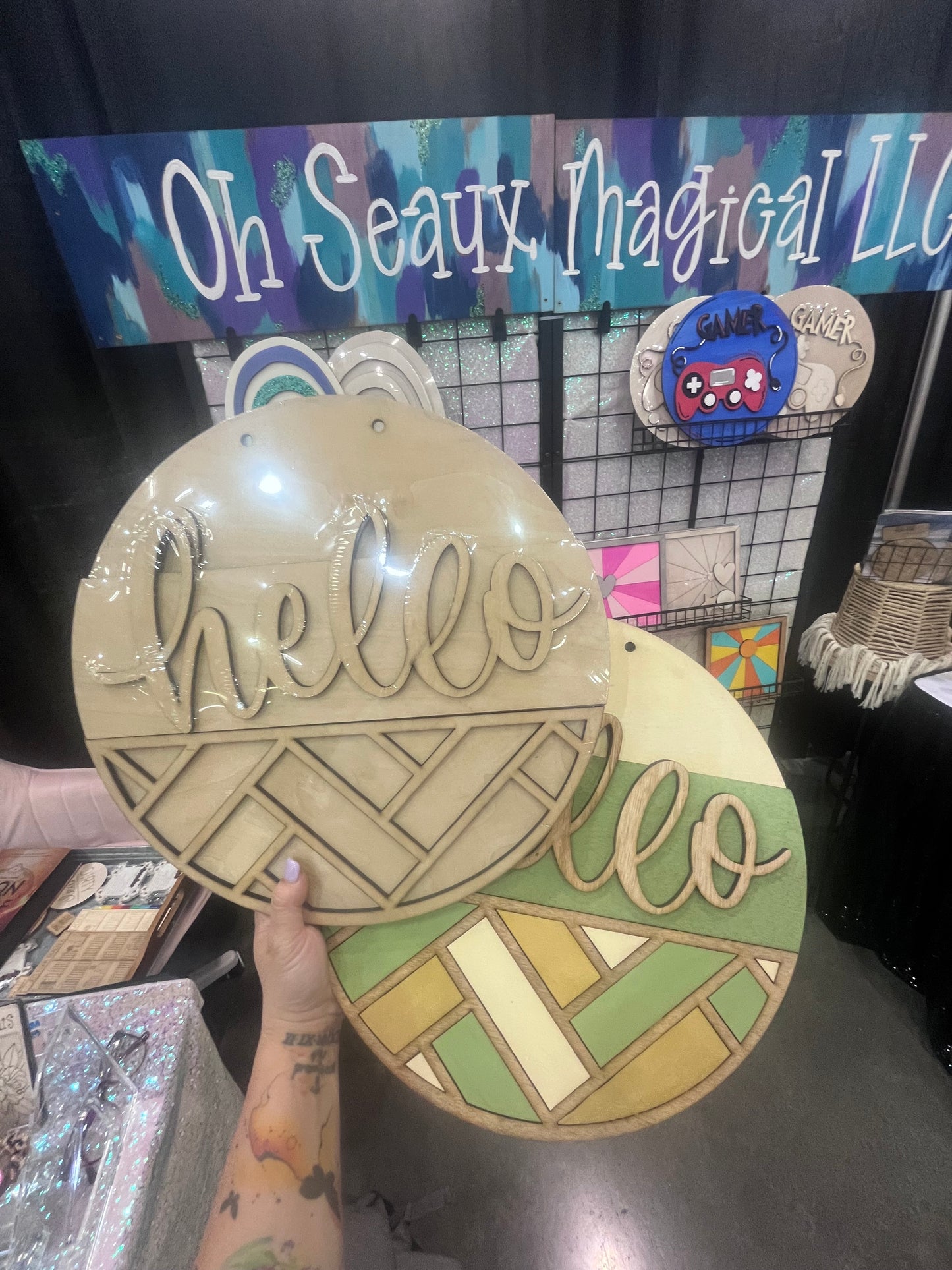 Geometric “Hello” DIY Kit