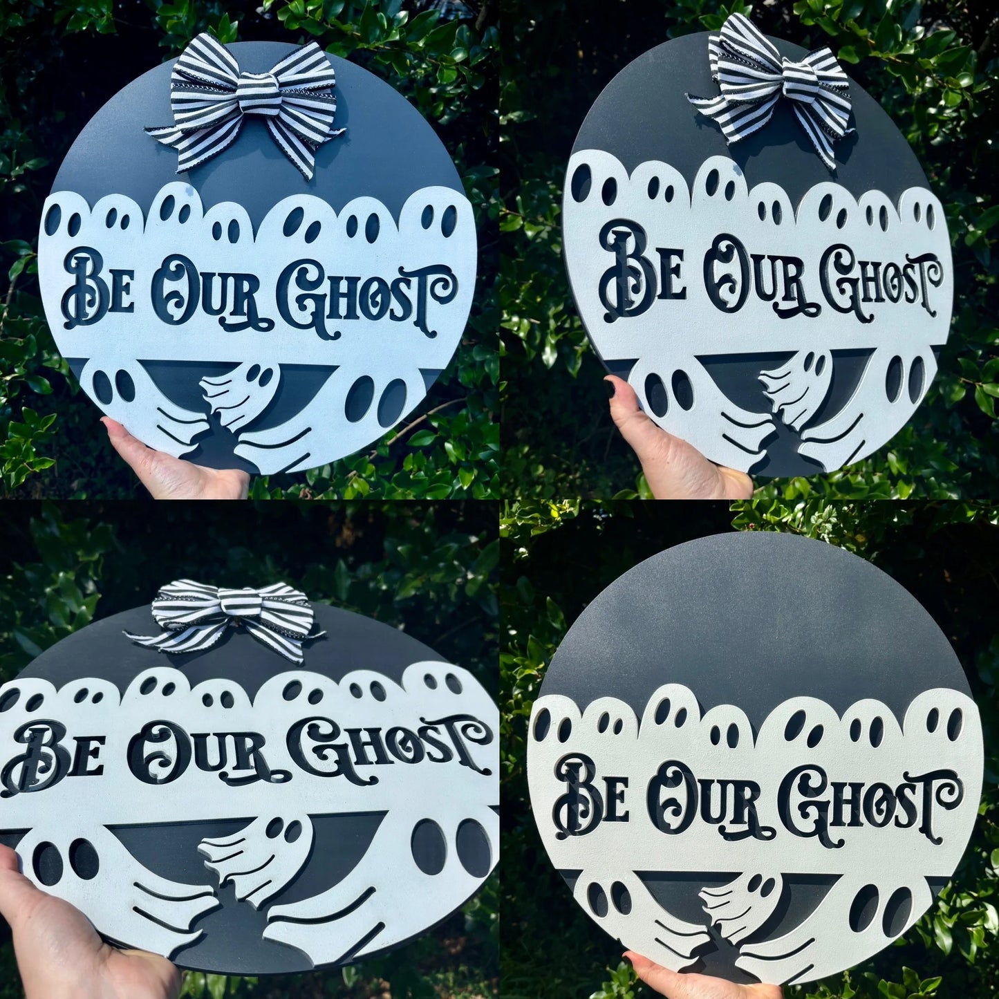 Be Our Ghost Sign | Halloween Sign | Halloween Décor | Trick or Treat Sign | Fall Décor | Spooky Season