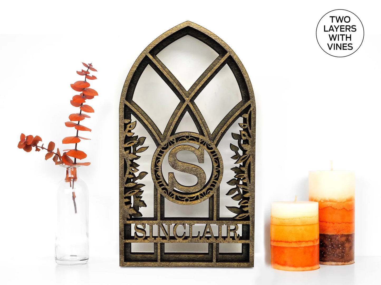 Arched Window Monogram