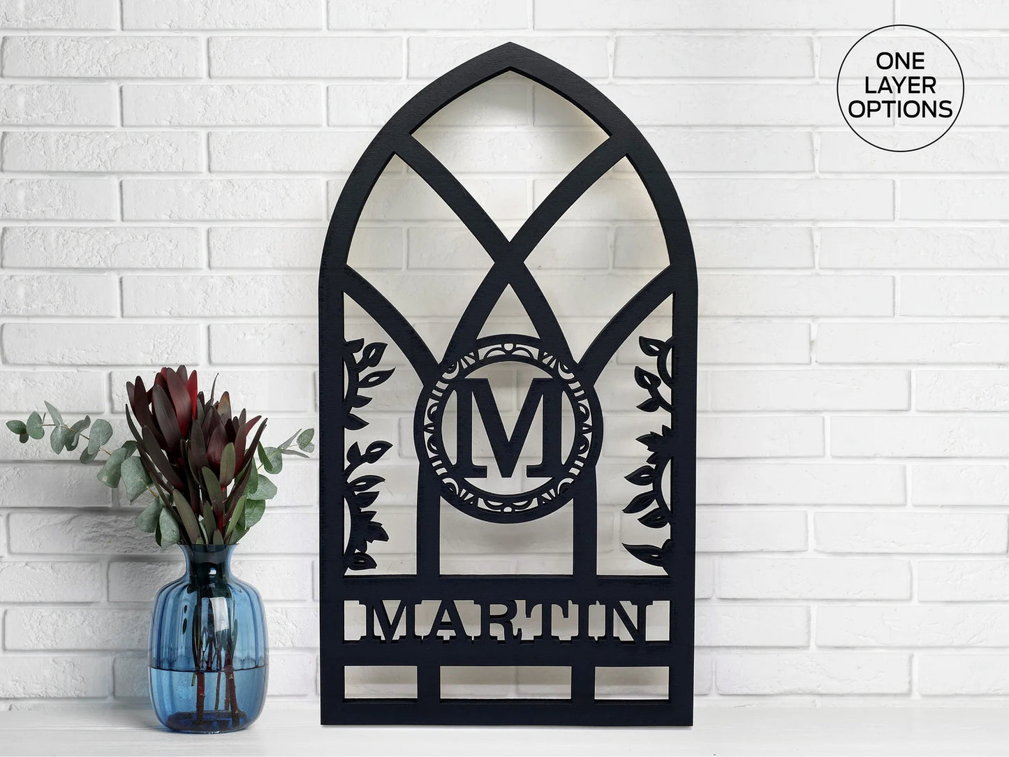Arched Window Monogram