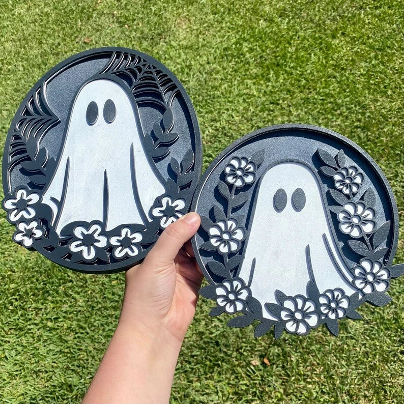 Floral Ghost Wall Décor (Individual or Set)