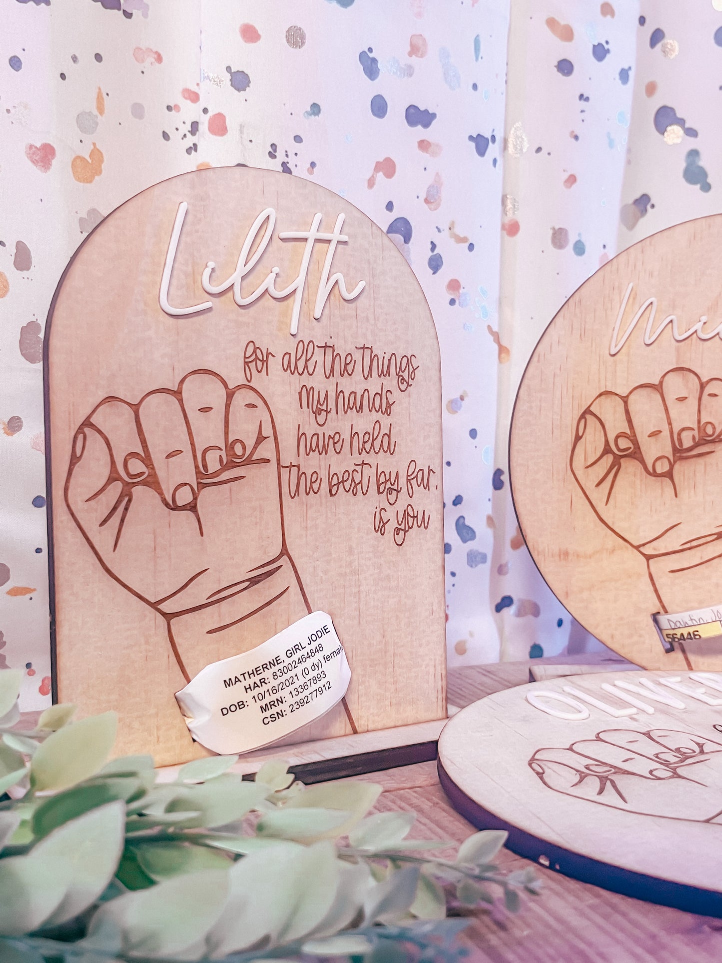 Hospital Band Display