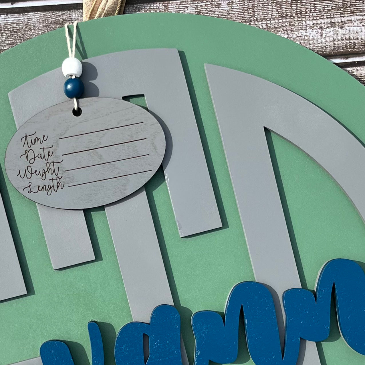 CUSTOM Monogram Sign