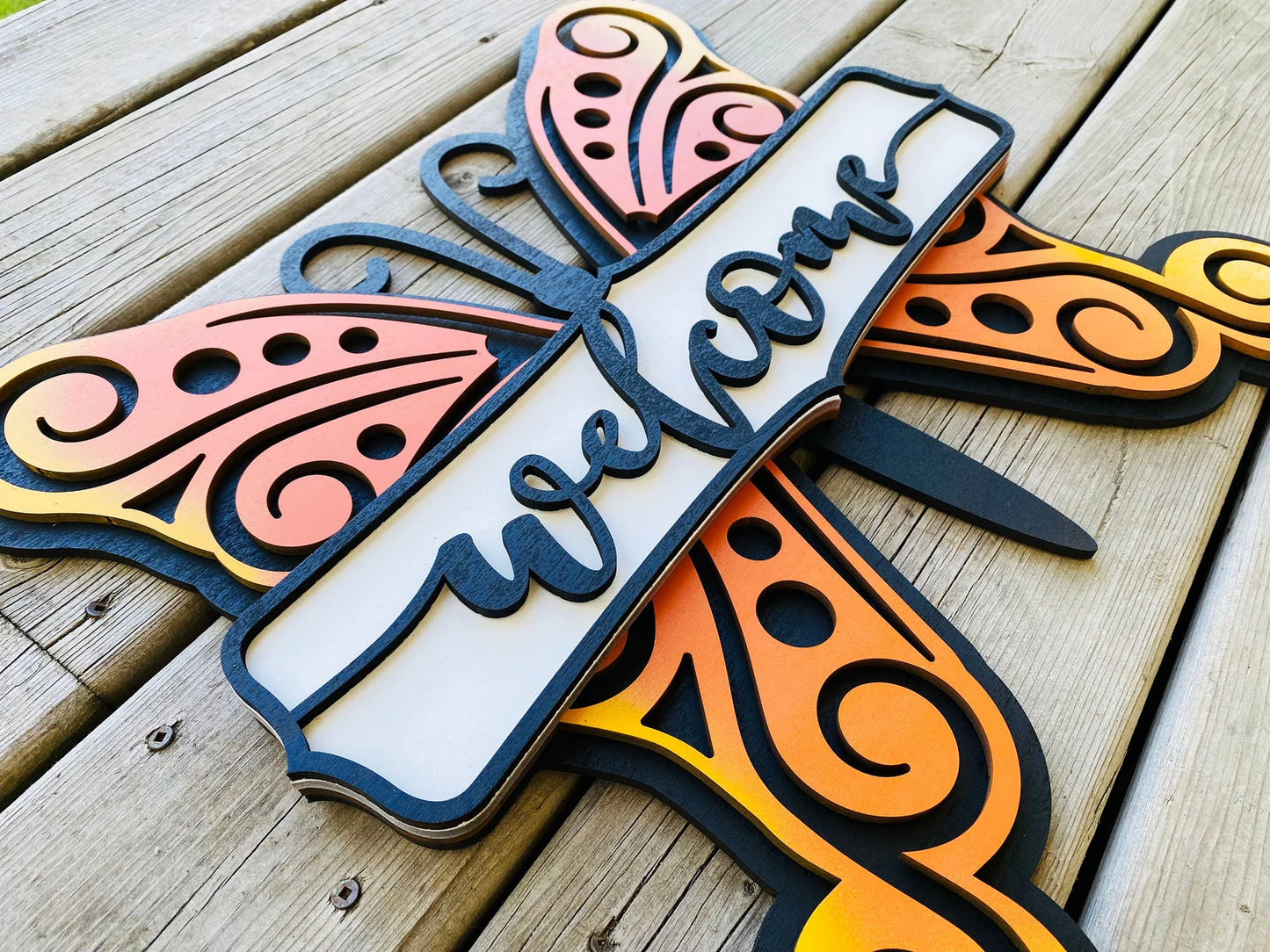 Butterfly Welcome Hanger