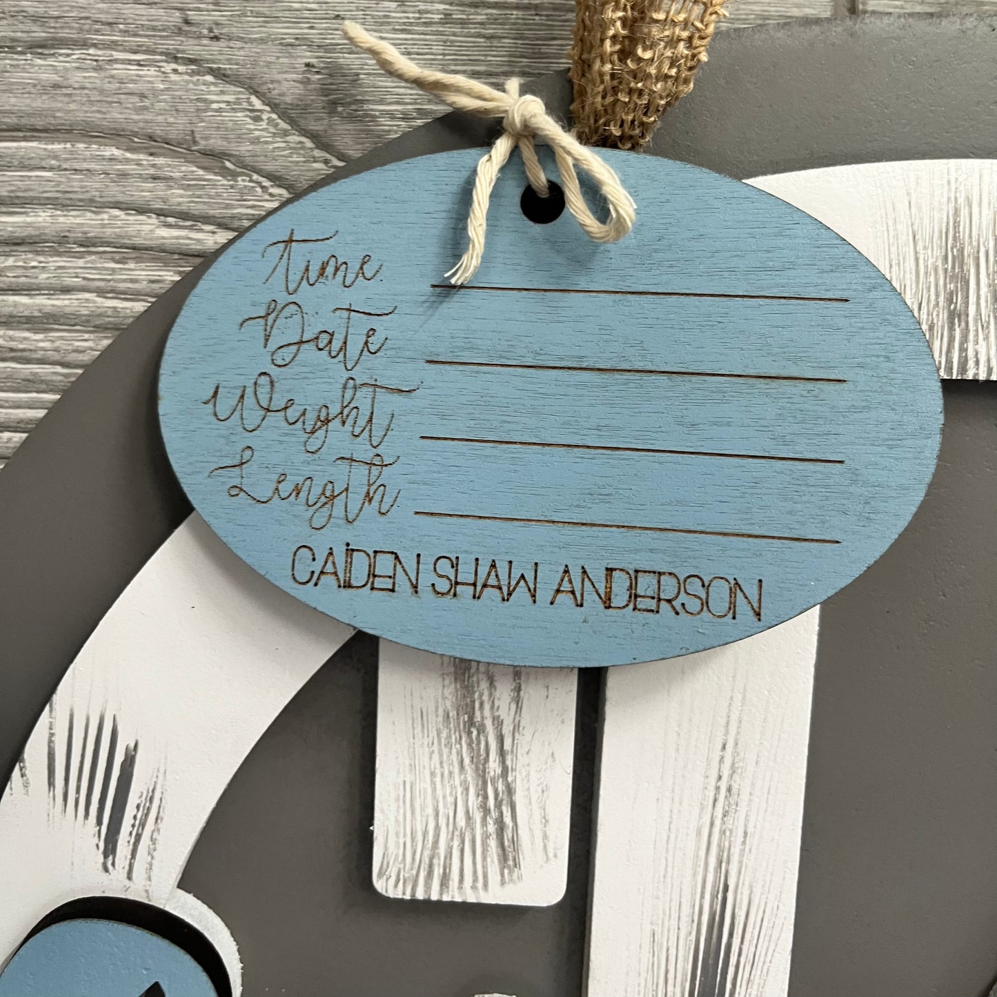 CUSTOM Monogram Sign