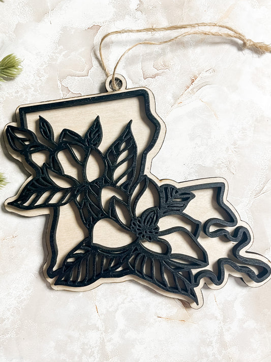 Louisiana State Flower Ornament